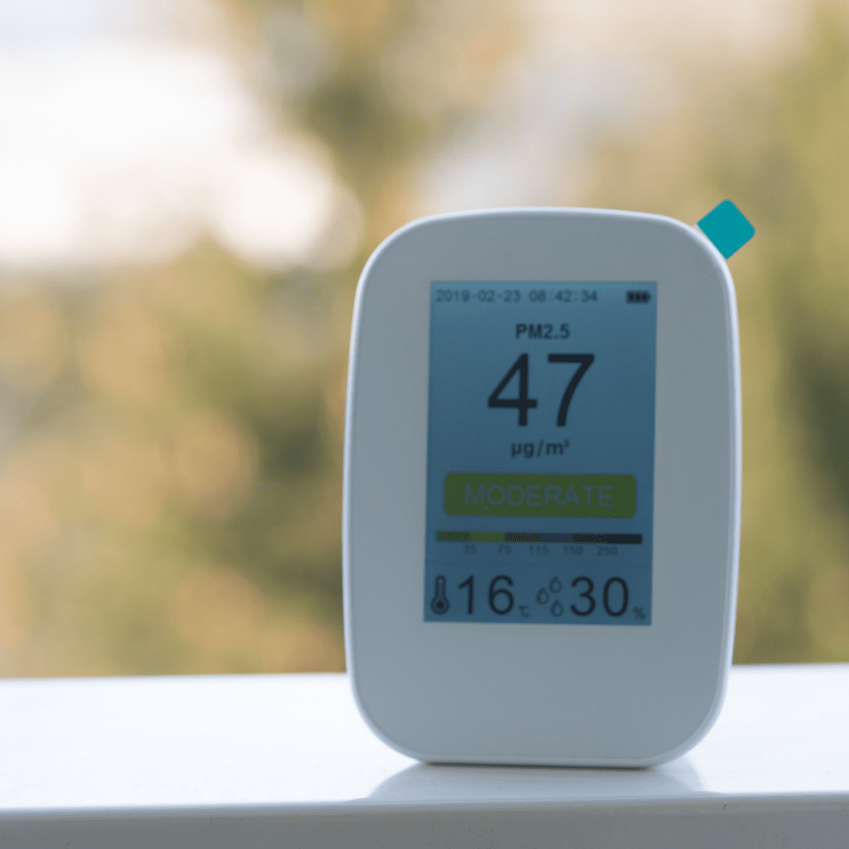 Air advice indoor air quality monitor