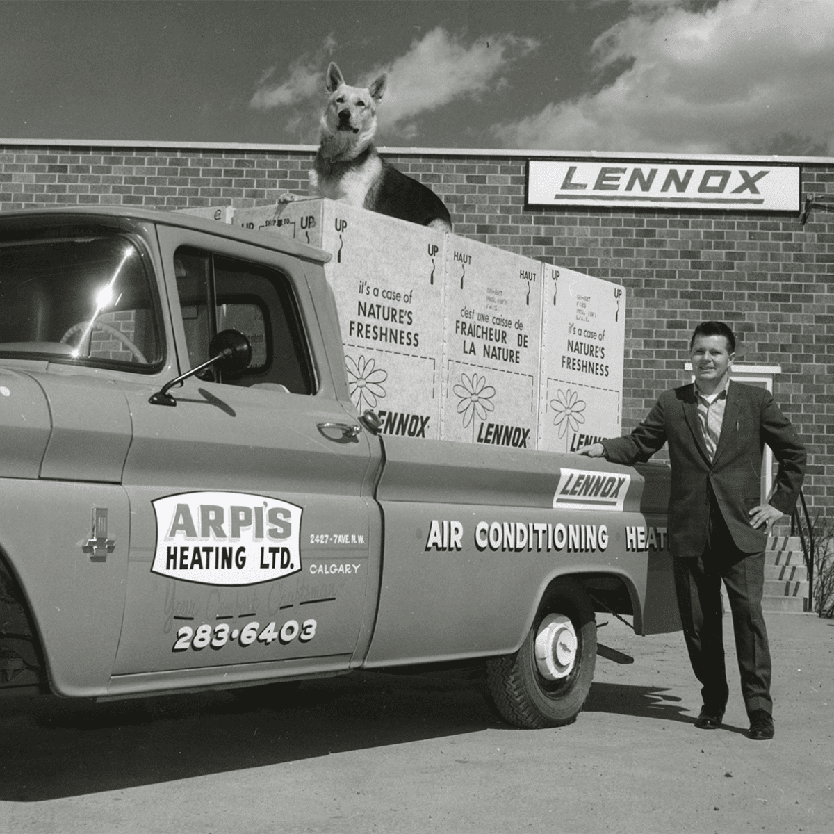 Arpi's commercial service in Calgary since 1963